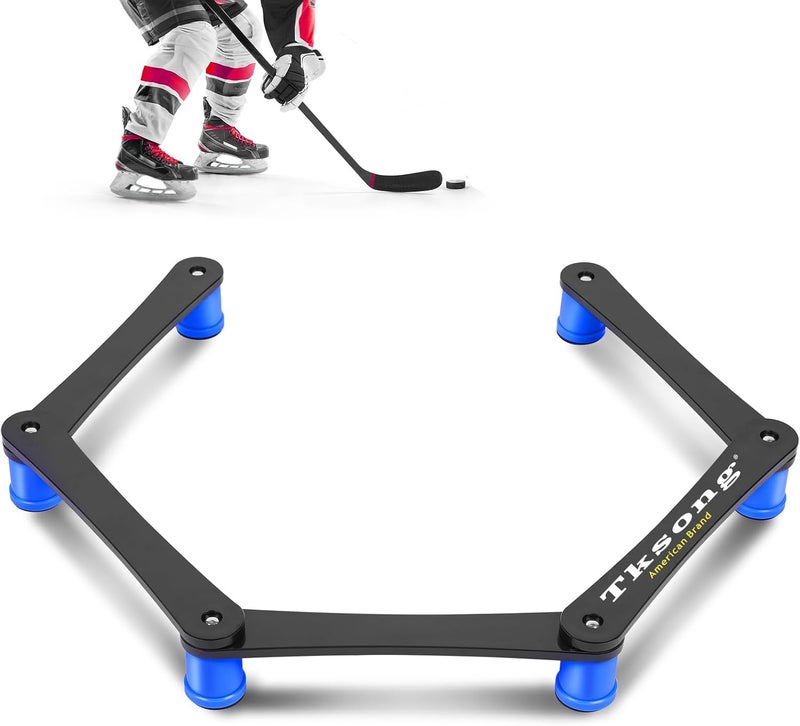 Tksong Hockey Training Equipment - Adjustable Hockey Trainer for Stick Handling & Puck Control | Portable Training Aids for Kids & Adults | On/Off Ice Use，5/7 Sections - Image 1
